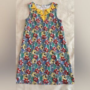 Crown & Ivy Floral A-Line Dress with Yellow Accents